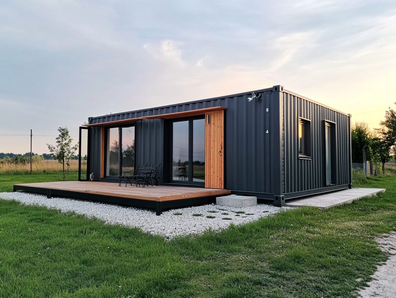 Kontejnerska kuća single-cell modul ~18 m², stambeno opremljen